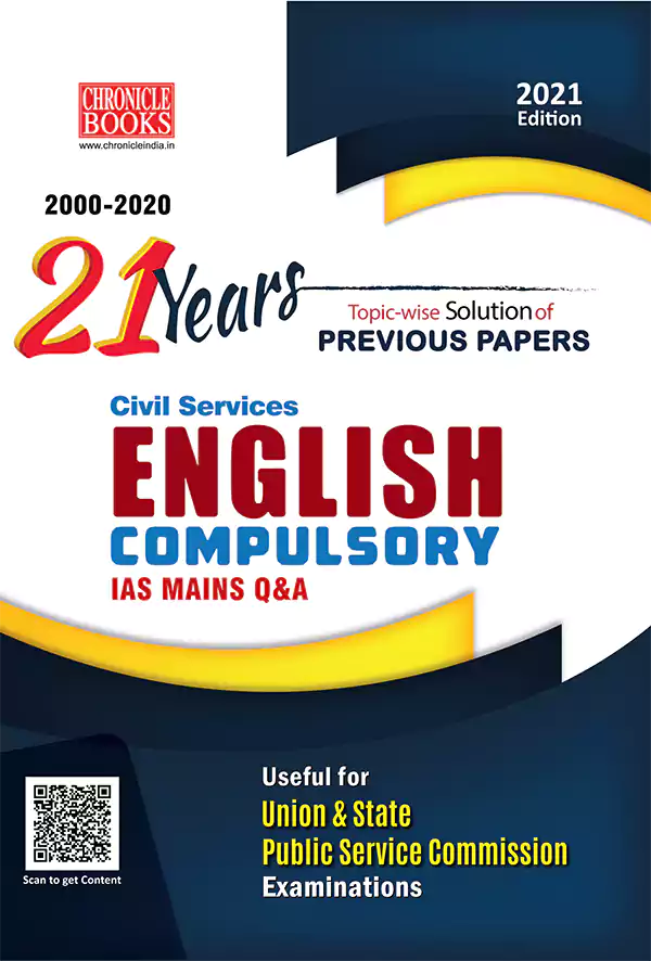 21 Years Topic-Wise Solution Of Previous Papers English Compulsory IAS Mains Q & A 2021
